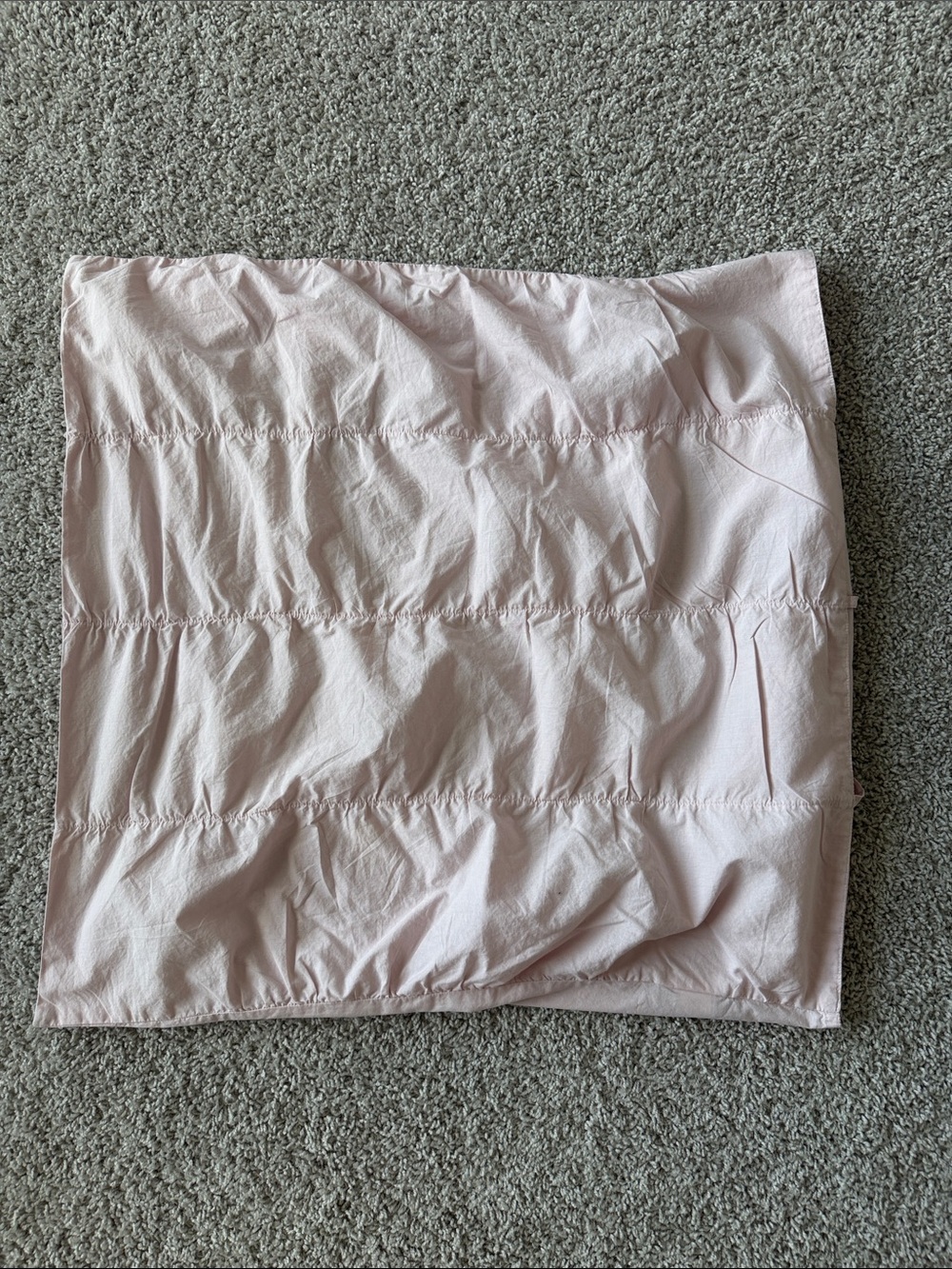 2 Pottery Barn Teen Pale Pink Euro Sham Pillow Covers